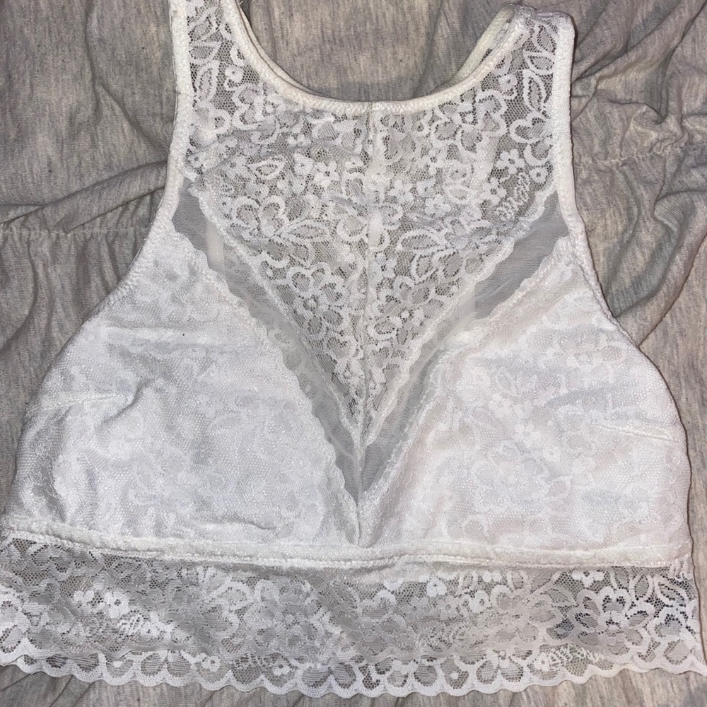 Aerie White Bralette